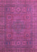 Machine Washable Abstract Purple Modern Area Rugs, wshabs1327pur