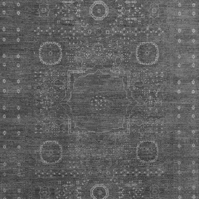 Machine Washable Abstract Gray Modern Rug, wshabs1327gry