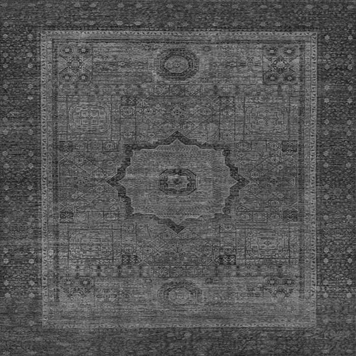 Square Machine Washable Abstract Gray Modern Rug, wshabs1328gry