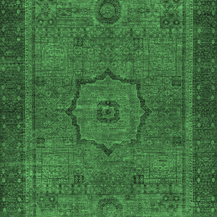 Machine Washable Abstract Emerald Green Modern Area Rugs, wshabs1328emgrn