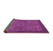 Sideview of Abstract Purple Modern Rug, abs1328pur