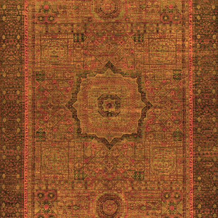 Machine Washable Abstract Orange Modern Area Rugs, wshabs1328org