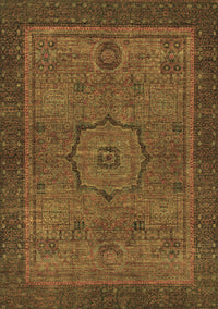 Abstract Brown Modern Rug, abs1328brn