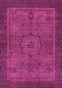 Abstract Pink Modern Rug, abs1328pnk