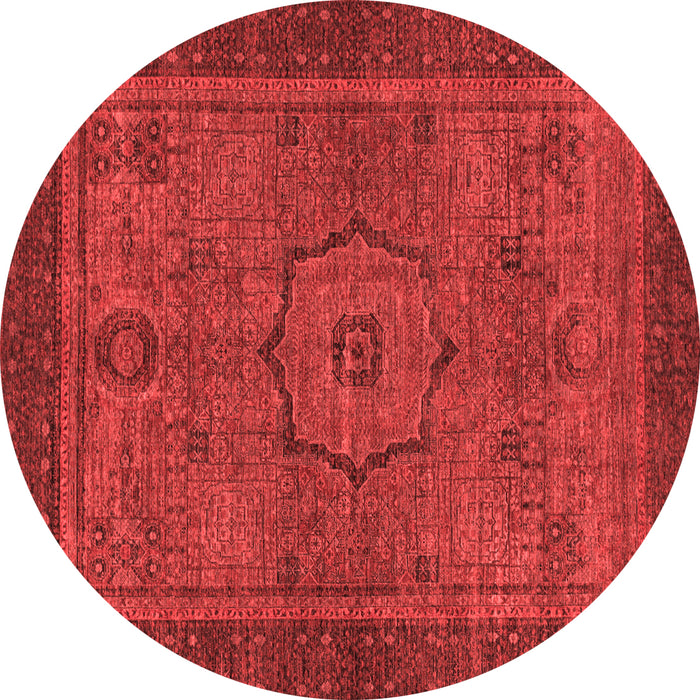Machine Washable Abstract Red Modern Rug, wshabs1328red