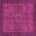 Square Abstract Pink Modern Rug, abs1328pnk