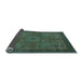 Sideview of Abstract Light Blue Modern Rug, abs1328lblu