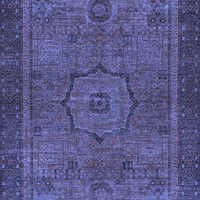 Machine Washable Abstract Blue Modern Rug, wshabs1328blu