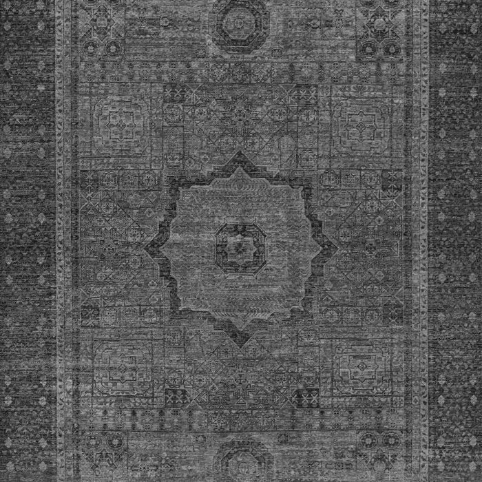 Machine Washable Abstract Gray Modern Rug, wshabs1328gry