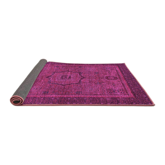 Sideview of Abstract Pink Modern Rug, abs1328pnk