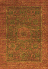 Abstract Orange Modern Rug, abs1329org