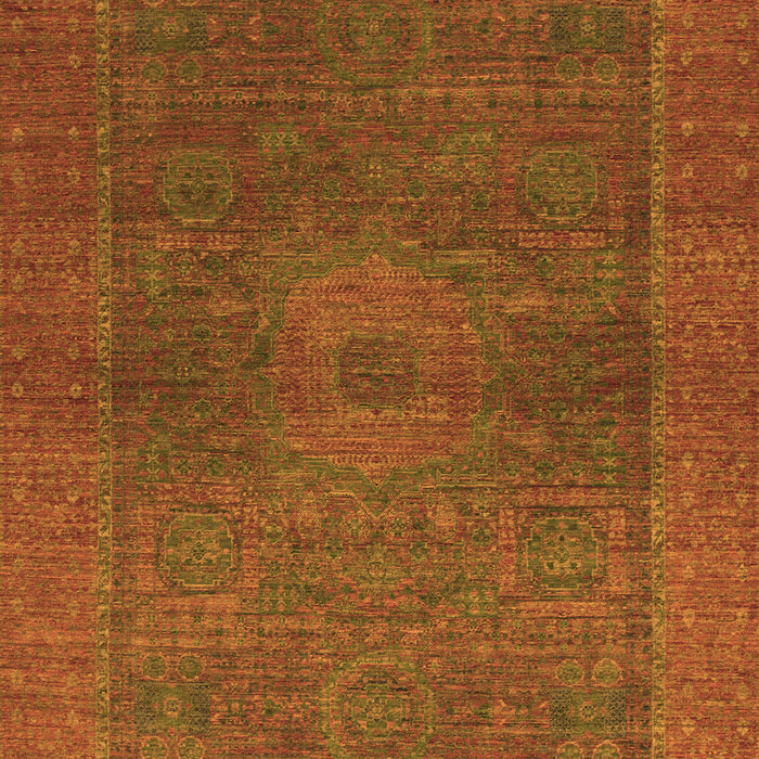 Machine Washable Abstract Orange Modern Area Rugs, wshabs1329org