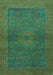 Abstract Turquoise Modern Rug, abs1329turq