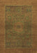 Abstract Brown Modern Rug, abs1329brn