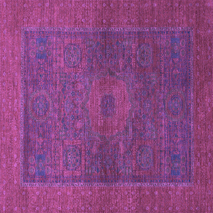 Square Abstract Purple Modern Rug, abs1329pur