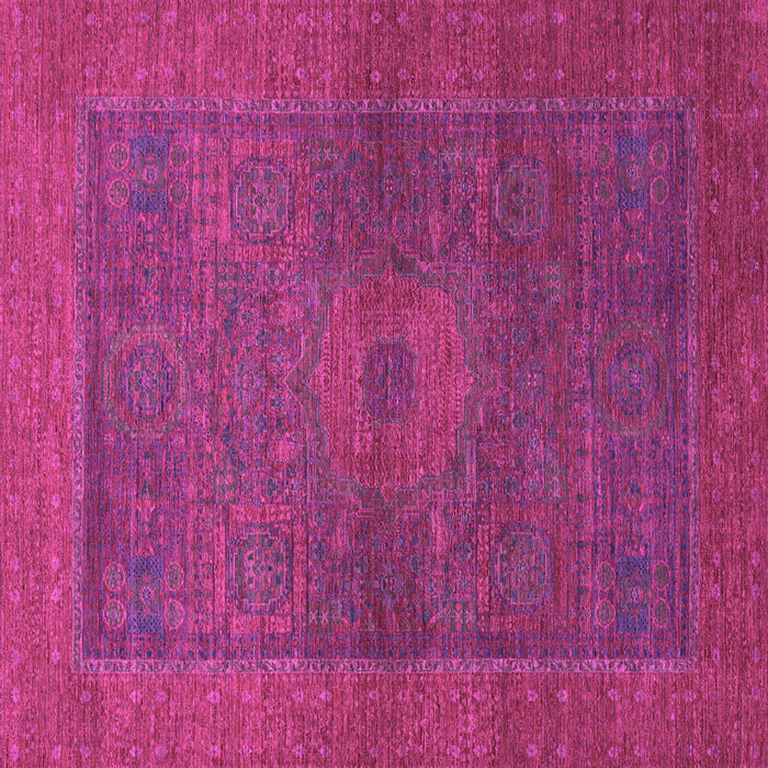 Square Abstract Pink Modern Rug, abs1329pnk