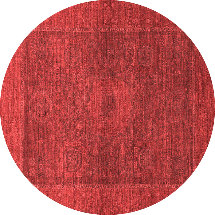 Machine Washable Abstract Red Modern Rug, wshabs1329red