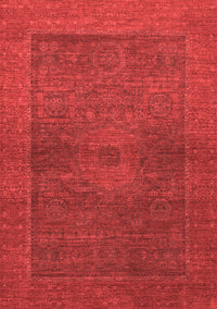 Abstract Red Modern Rug, abs1329red