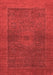 Abstract Red Modern Area Rugs