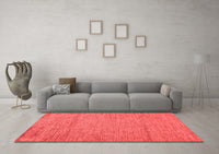 Machine Washable Abstract Red Modern Rug, wshabs132red