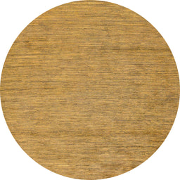 Round Abstract Sedona Brown Modern Rug, abs132