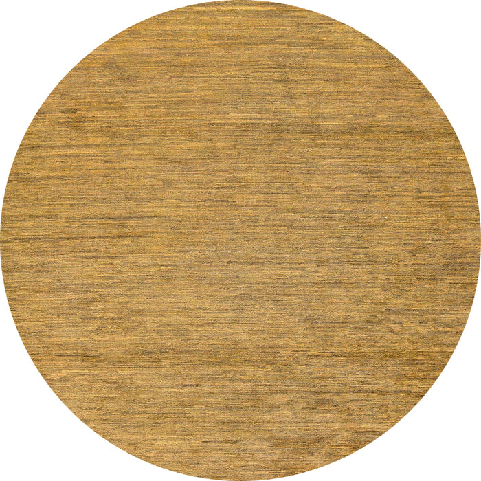Round Abstract Sedona Brown Modern Rug, abs132