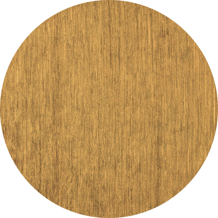 Round Abstract Brown Modern Rug, abs132brn