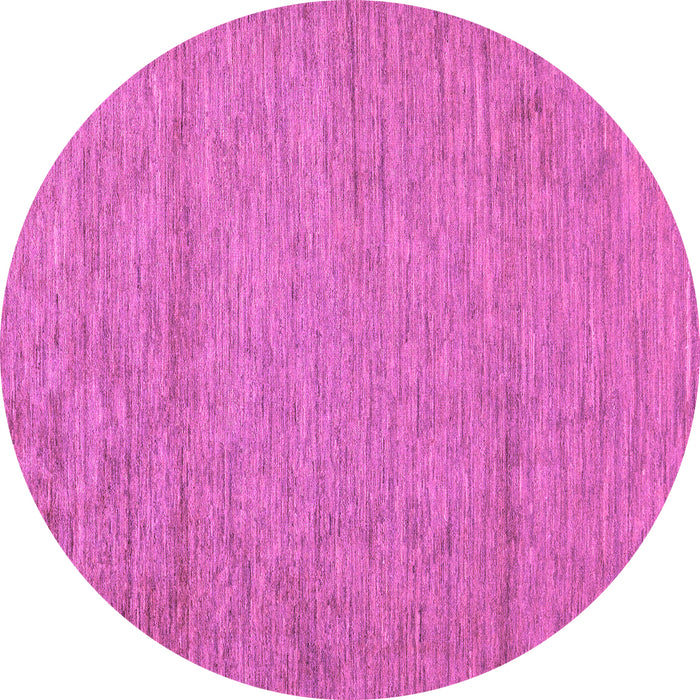 Round Abstract Purple Modern Rug, abs132pur