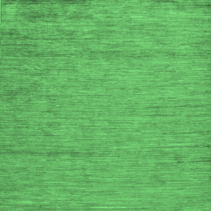 Square Machine Washable Abstract Emerald Green Modern Area Rugs, wshabs132emgrn