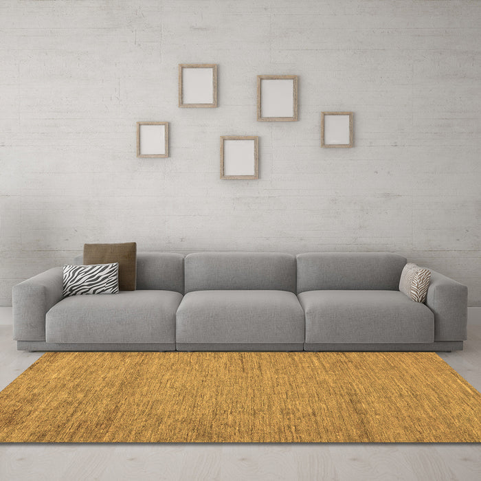 Machine Washable Abstract Brown Modern Rug in a Living Room,, wshabs132brn
