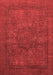 Abstract Red Modern Area Rugs