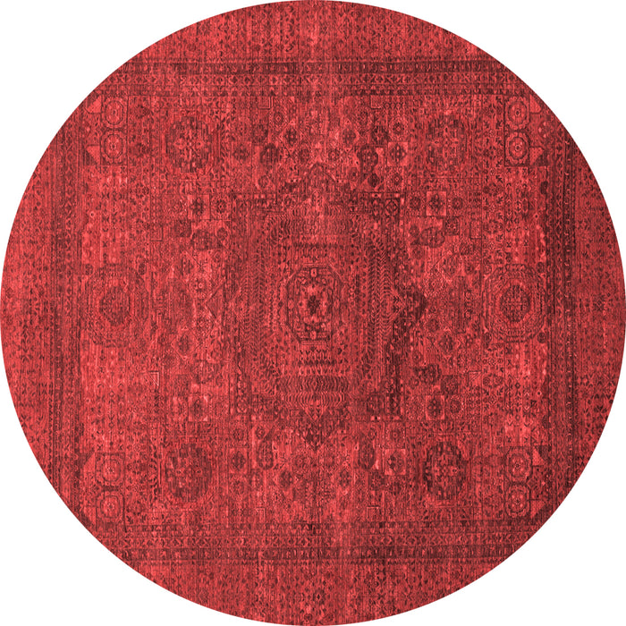 Abstract Red Modern Rug, abs1330red