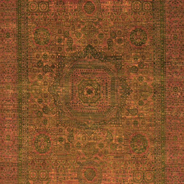 Abstract Orange Modern Rug, abs1330org