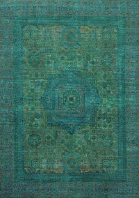 Abstract Turquoise Modern Rug, abs1330turq