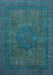 Machine Washable Abstract Light Blue Modern Rug, wshabs1330lblu