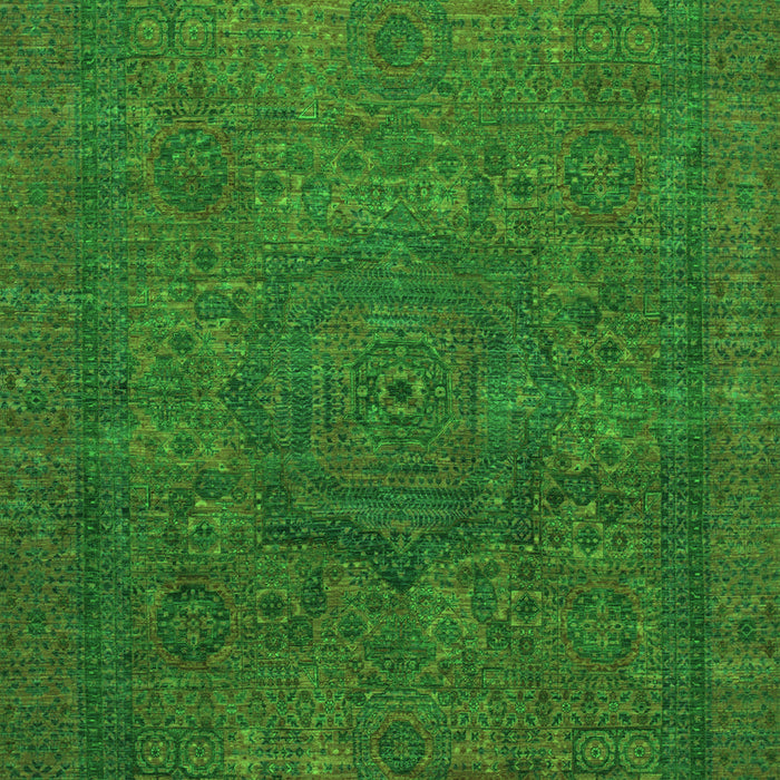 Machine Washable Abstract Green Modern Area Rugs, wshabs1330grn