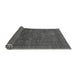 Sideview of Abstract Gray Modern Rug, abs1330gry