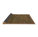 Sideview of Abstract Brown Modern Rug, abs1330brn