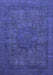 Abstract Blue Modern Rug, abs1330blu