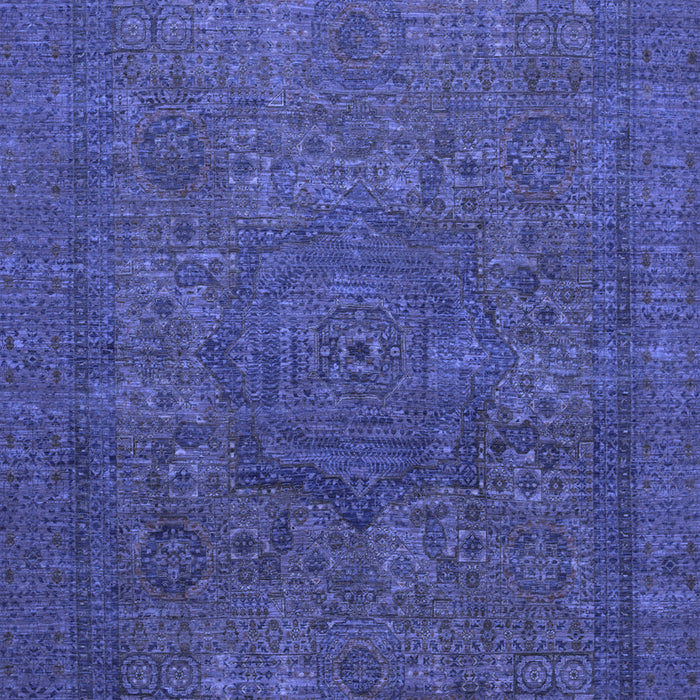 Abstract Blue Modern Rug, abs1330blu
