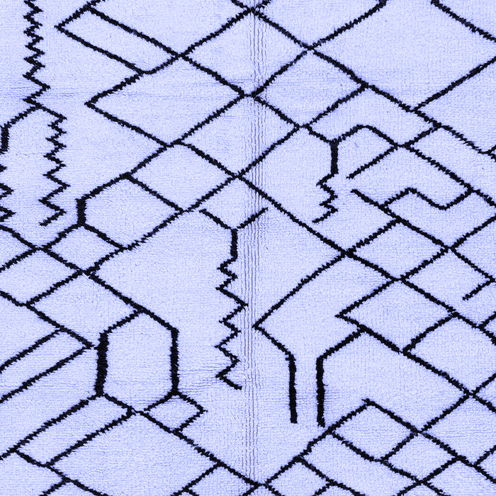 Solid Blue Modern Rug, abs1331blu