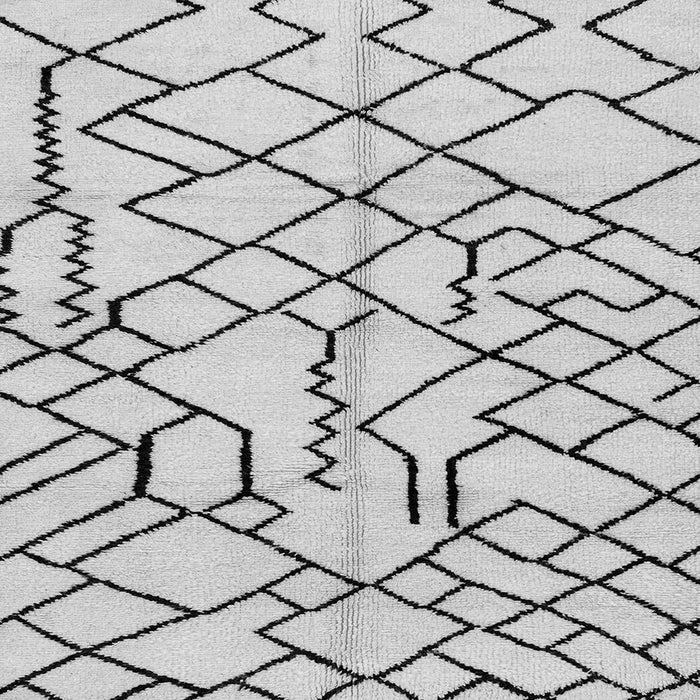 Square Solid Gray Modern Rug, abs1331gry