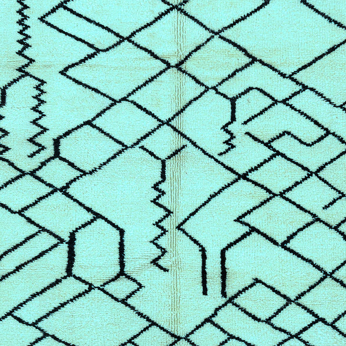 Solid Light Blue Modern Rug, abs1331lblu