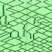 Square Machine Washable Solid Emerald Green Modern Area Rugs, wshabs1331emgrn