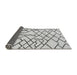 Sideview of Solid Gray Modern Rug, abs1331gry