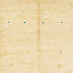 Square Abstract Sun Yellow Solid Rug, abs1332