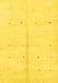 Solid Yellow Modern Rug, abs1332yw