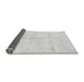 Sideview of Solid Gray Modern Rug, abs1332gry