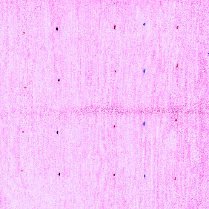 Square Machine Washable Solid Purple Modern Area Rugs, wshabs1332pur