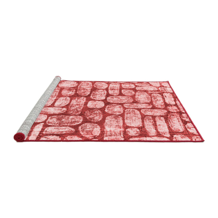 Modern Red Washable Rugs